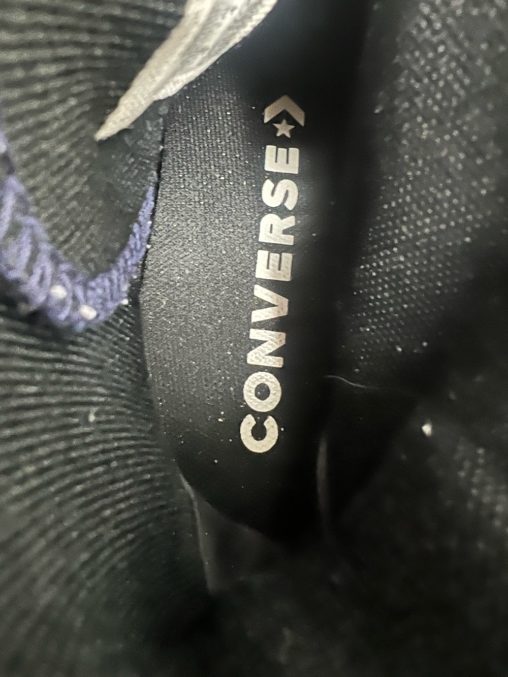 Converse Chuck Taylor All Star High Top Uncharted Waters Black Lace Purple Sz 6 - Picture 6 of 9